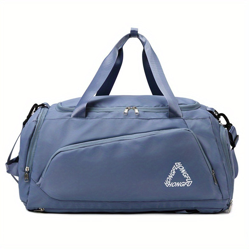 Oxford Fabric Gym Bag with Separate Compartments for Travel