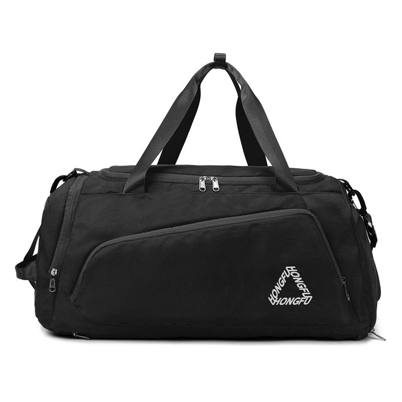 Oxford Fabric Gym Bag with Separate Compartments for Travel