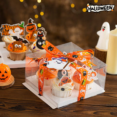 22Pcs Halloween Cupcake Toppers Set for Spooky Dessert Decorating