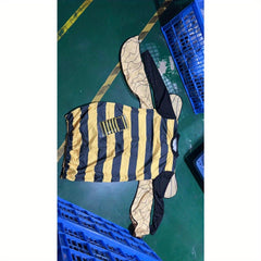 Women's Halloween Bee Costume Dress with Wings Yellow
