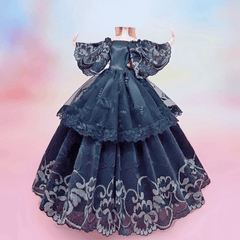 Doll Princess Ball Gown Dresses Party Evening Skirt Bridal Wedding Doll Clothes