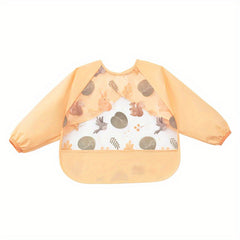 Baby Long Sleeve Cover With Meal Pocket Anti Dirt Bib 6-72 Months