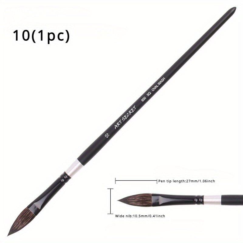 Professional Watercolor Brush with Squirrel Hair