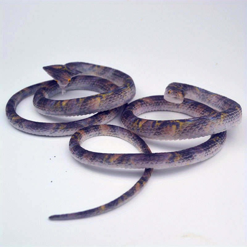 Realistic Soft Rubber Snake for Pranks Halloween Costumes Reptile Enthusiasts