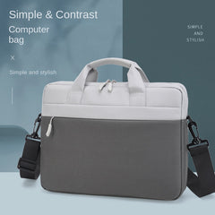 Water Resistant Laptop Bag with Shock Absorbing Liner Detachable Shoulder Strap