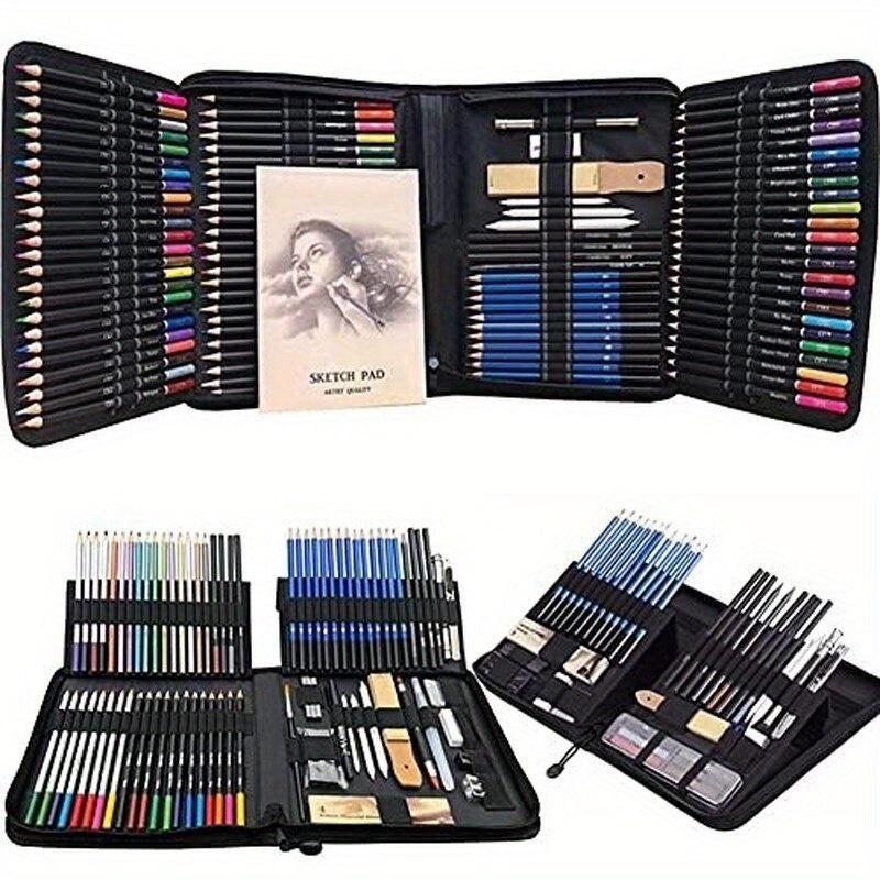 144-Piece Professional Oily Colored Pencil Set for Artists