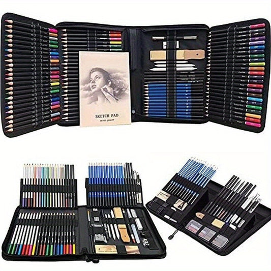 144-Piece Professional Oily Colored Pencil Set for Artists