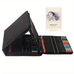 144-Piece Professional Oily Colored Pencil Set for Artists