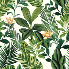 Plant Flower Digital Printed Shower Curtain Waterproof Bathroom Decor