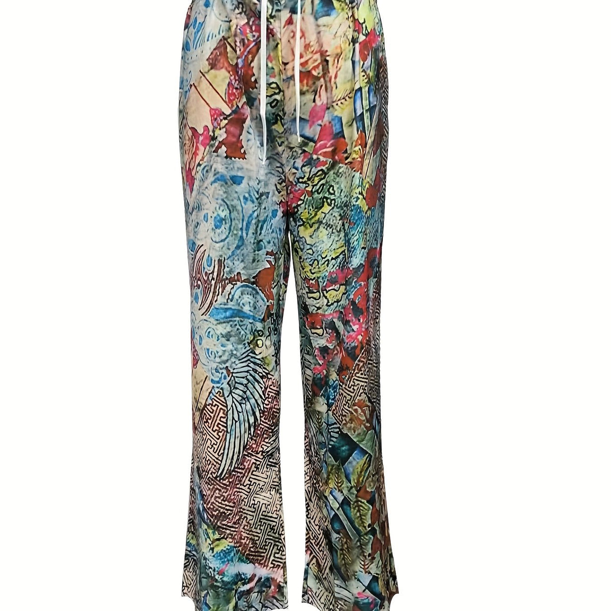 Men's Hippie Straight Pants Loose Casual Outdoor Trousers
