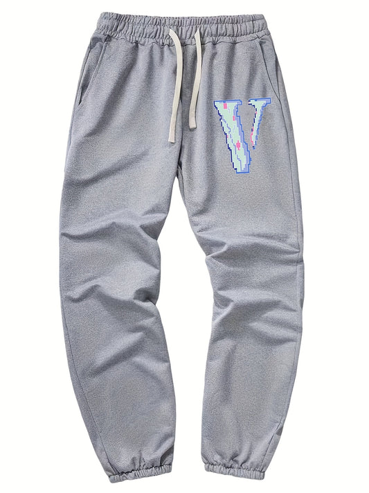 Men s Drawstring Pocket Sweatpants Casual Comfy Jogger Pants