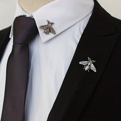 Vintage Bee Suit Shirt Brooch