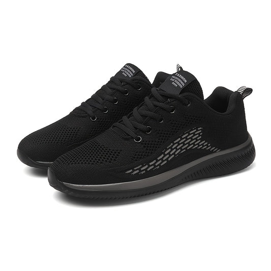 Men's Breathable Mesh Running Shoes Lace Up Lightweight
