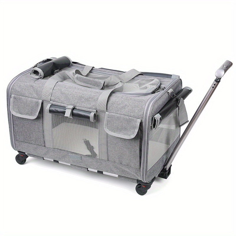 Spacious Pet Carrier Stroller For Dogs And Cats
