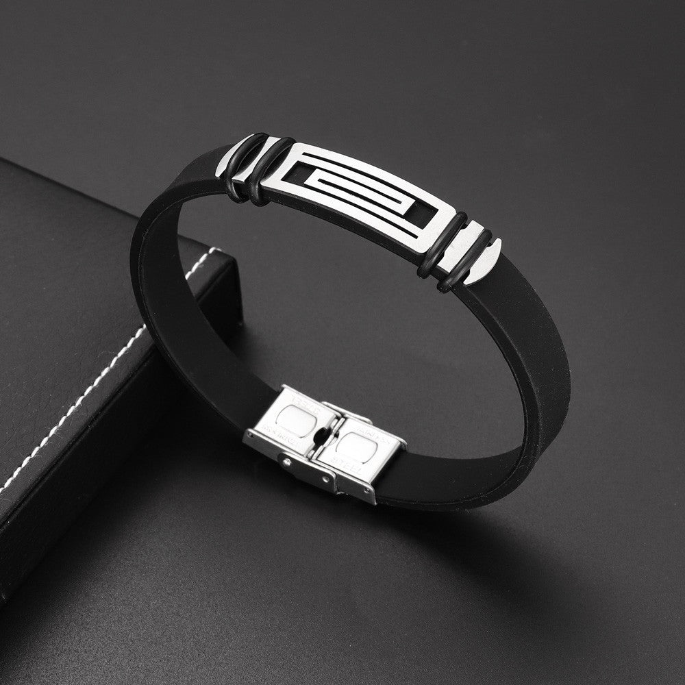 Stylish Faux Leather Bracelet - Men's Gift