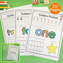 LACHILLY Kids' Number Learning Workbook Preschool Math Activity Book