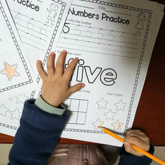 LACHILLY Kids' Number Learning Workbook Preschool Math Activity Book
