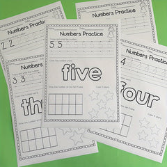 LACHILLY Kids' Number Learning Workbook Preschool Math Activity Book