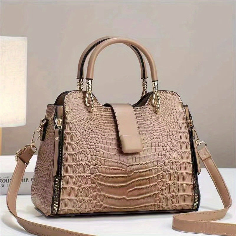 Women's PU Leather Satchel Handbag Water Resistant