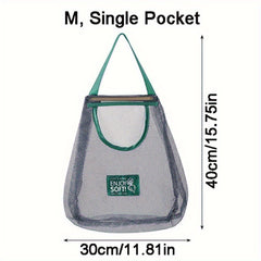 Kitchen Organizer Storage Mesh Bags Hanging Reusable