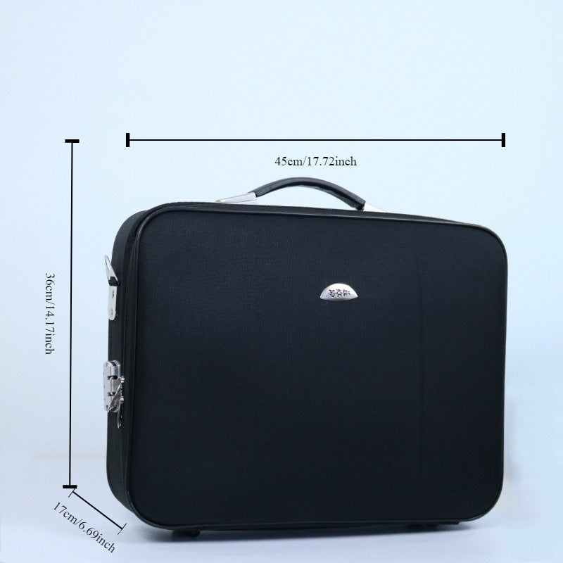 Business Computer Bag Portable Light Briefcase Handbag With Lock