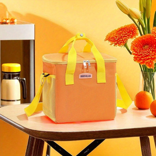 Large Capacity Lunch Bag with Ice Pack Leak-proof Thermal Pack