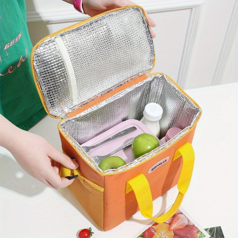 Large Capacity Lunch Bag with Ice Pack Leak-proof Thermal Pack