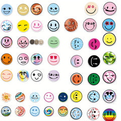 50pcs Joyful Cartoon Waterproof Stickers for Various Surfaces