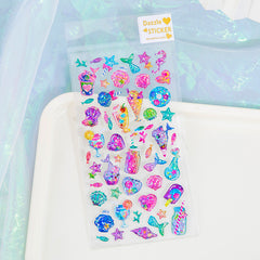 Colorful Unicorn Candy Stickers 3D Ice Cream Decals