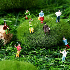 Random 3D Character Statue Set Mini Statues 46pcs