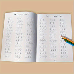 Fractions Addition & Subtraction Workbook Grades 3-6 Fun Math Practice Booklet