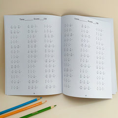 LACHILLY Fractions Add & Subtract Workbook - 28 Pages Math Learning Exercise