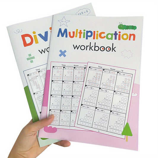 Math Practice Workbook for 3rd-5th Grade Kids