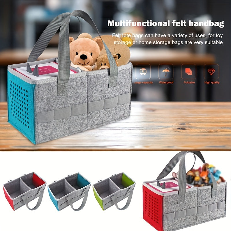 Foldable Carrying Box Outdoor Travel Felt Cloth Case Storage Bag
