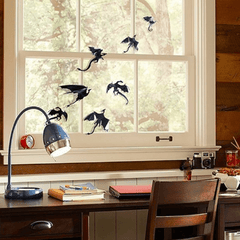 7pcs Gothic Dragon Wall Sticker 3D Dragon Wallpaper Set