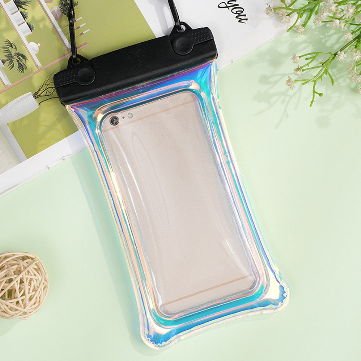 Waterproof Phone Pouch with Lanyard Floating Dry Bag 1pc