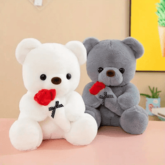 Cotton Rose Teddy Bear Plush Toy Soft Cuddly Stuffed Animal