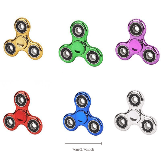 Colorful Fingertip Gyroscope Hand Spinner Decompression Toy
