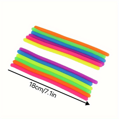 Colorful TPR Stretchy Sensory Strings Craft Toy Set