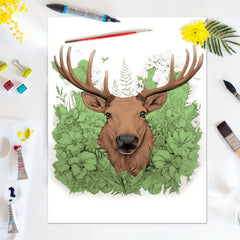 Deluxe Animals Coloring Book for Adults and Teens: 22 Thickened Pages