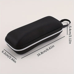 Plaid Pattern Glasses Case Zipper Sunglasses Storage Box
