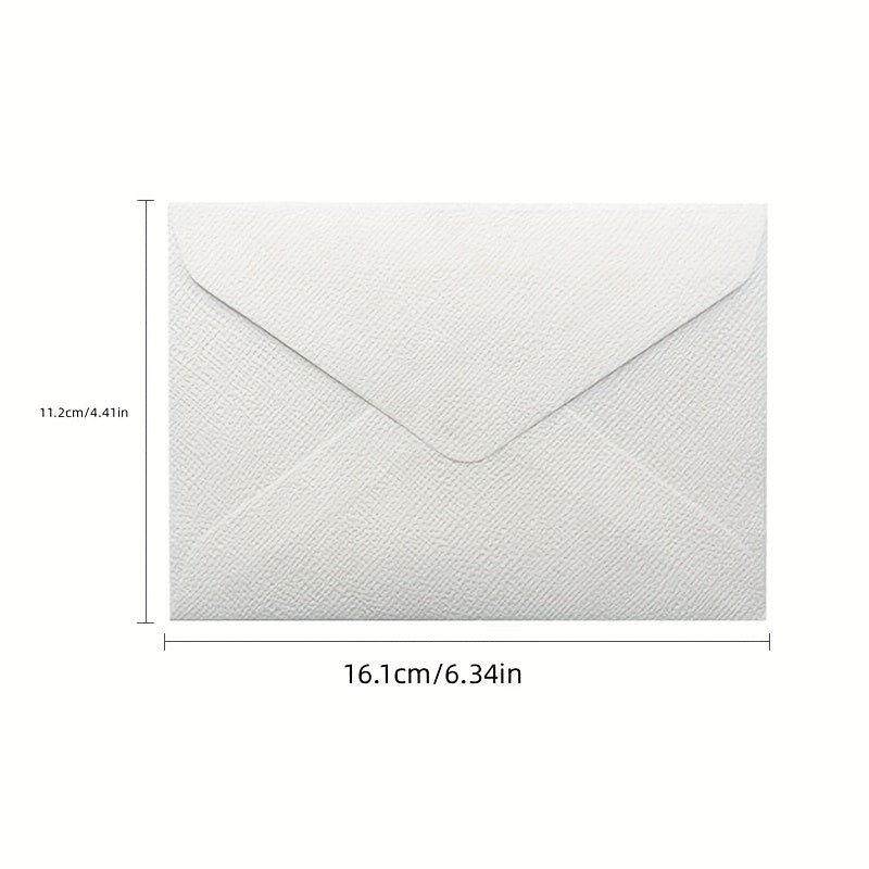 Linen Woven Retro Envelope Greeting Card Stationery Collection