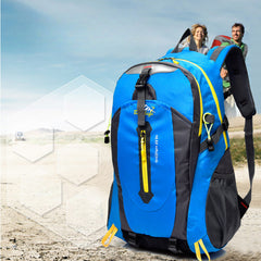 40L Waterproof Travel Backpack with Laptop Compartment for Hiking & Camping