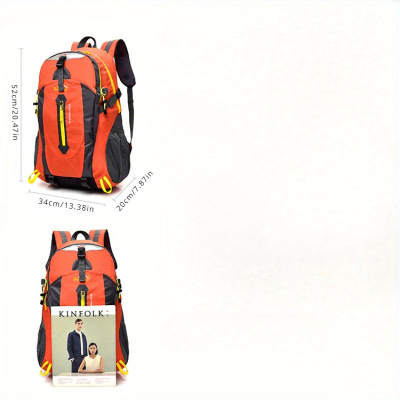 40L Waterproof Travel Backpack with Laptop Compartment for Hiking & Camping