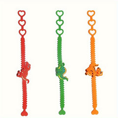 10Pcs Dinosaur Wrist Silicone Bracelets Party Youth Supplies