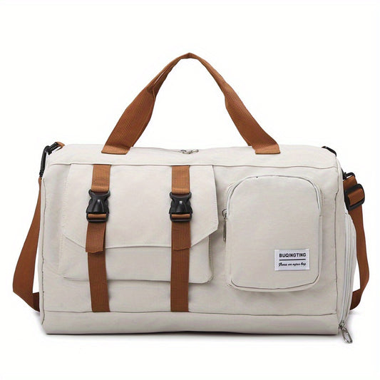 Large Travel Bag with Shoe Compartment