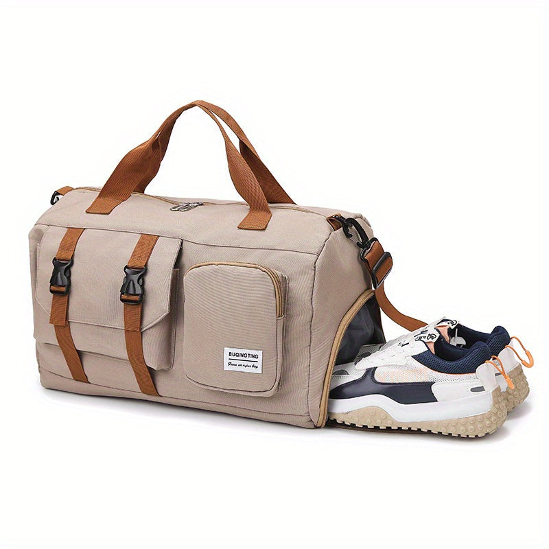 Large Travel Bag with Shoe Compartment