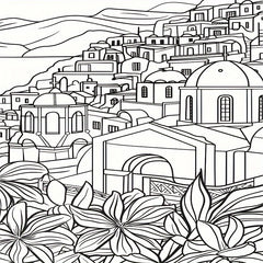 Relaxing Landscape Coloring Book 22 Pages Thick Paper Perfect Gift
