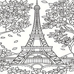 Relaxing Landscape Coloring Book 22 Pages Thick Paper Perfect Gift