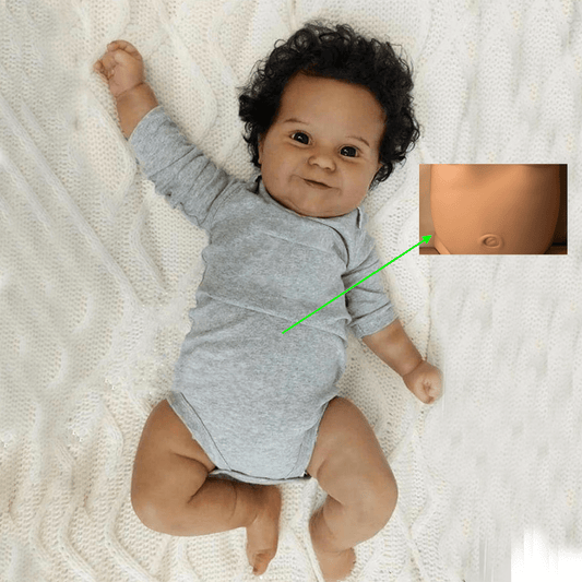 20in Full Vinyl Reborn Baby Doll Smiling Newborn Toddler Girl